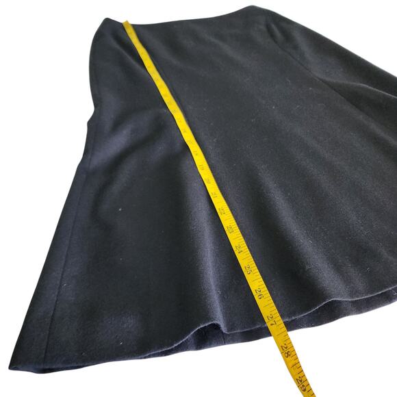 Talbots Womens Wool Midi Straight Skirt Petite Size 2P Black Stretch A Line Work - Picture 11 of 11